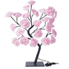 Romantische rozenboom tafellamp roze