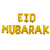 Eid Mubarak oplaasletters in glinsterend goud