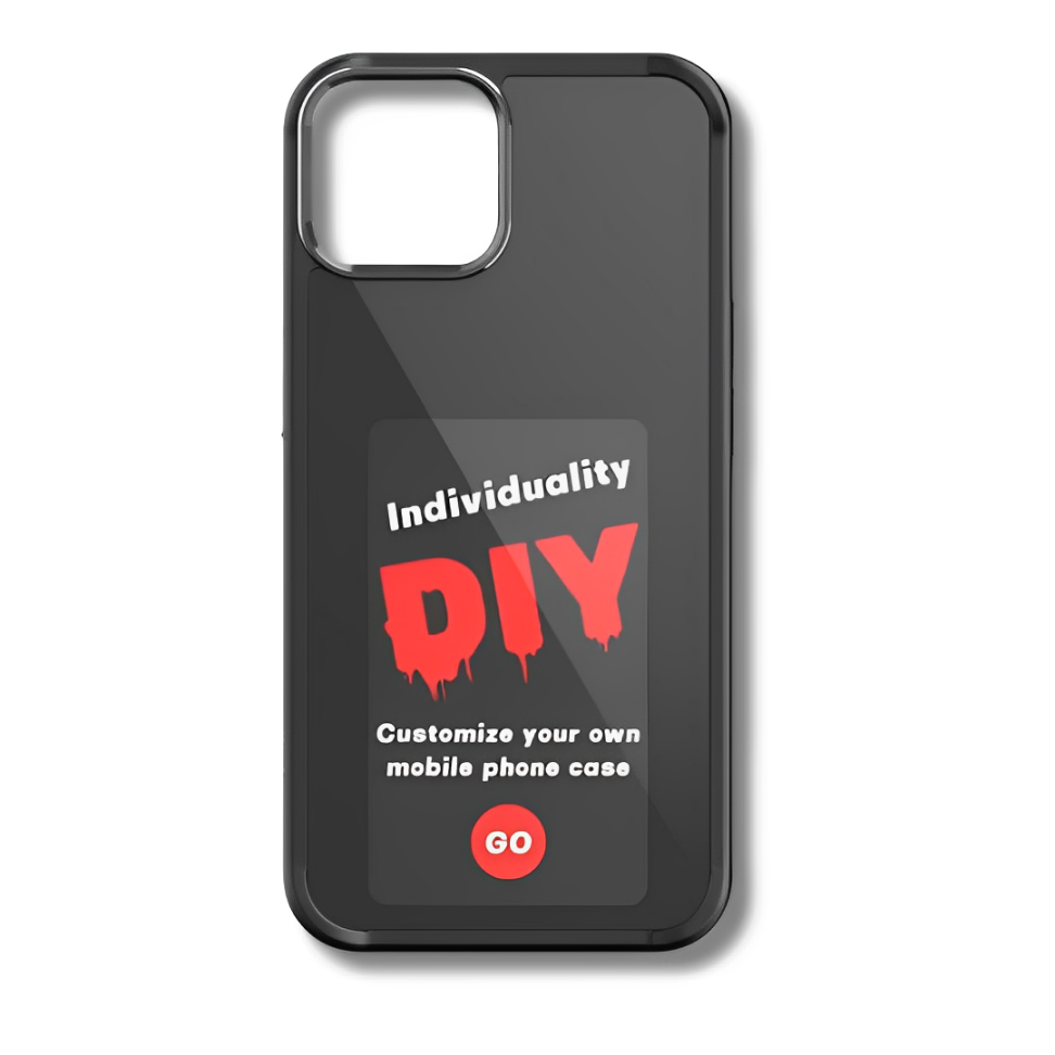 Energiezuinig E-Ink™ NFC iPhone Hoesje  Zwart- Unieke Bescherming!