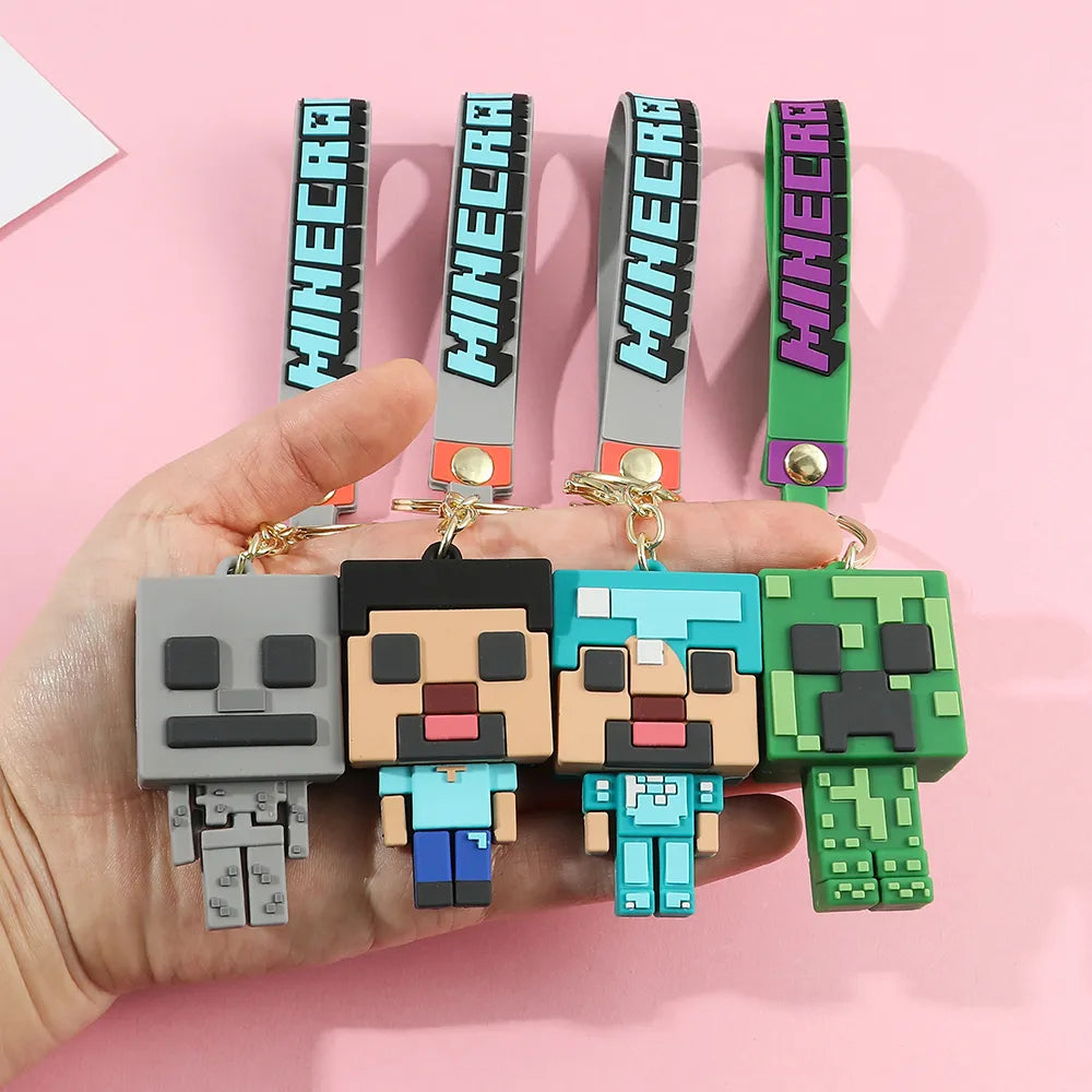 Diversiteit in Charms: Minecraft Sleutelhangers in één oogopslag