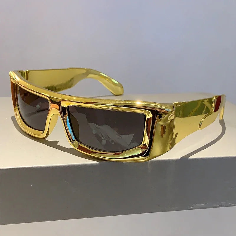Gouden festival zonnebril - Vintage Zonnebril