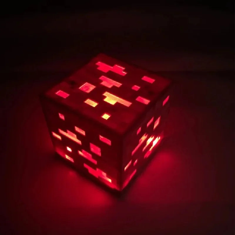 Redstone Tafellamp - Innovatieve Minecraft-verlichting met heldere LED-lampen."