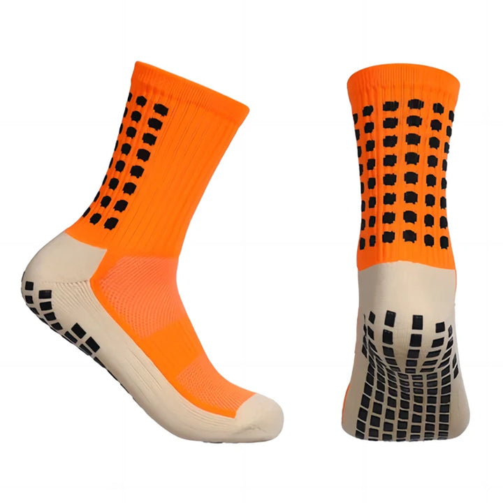 DrillKing™ Grip Sokken in oranje - Dynamische stabiliteit voor sporters