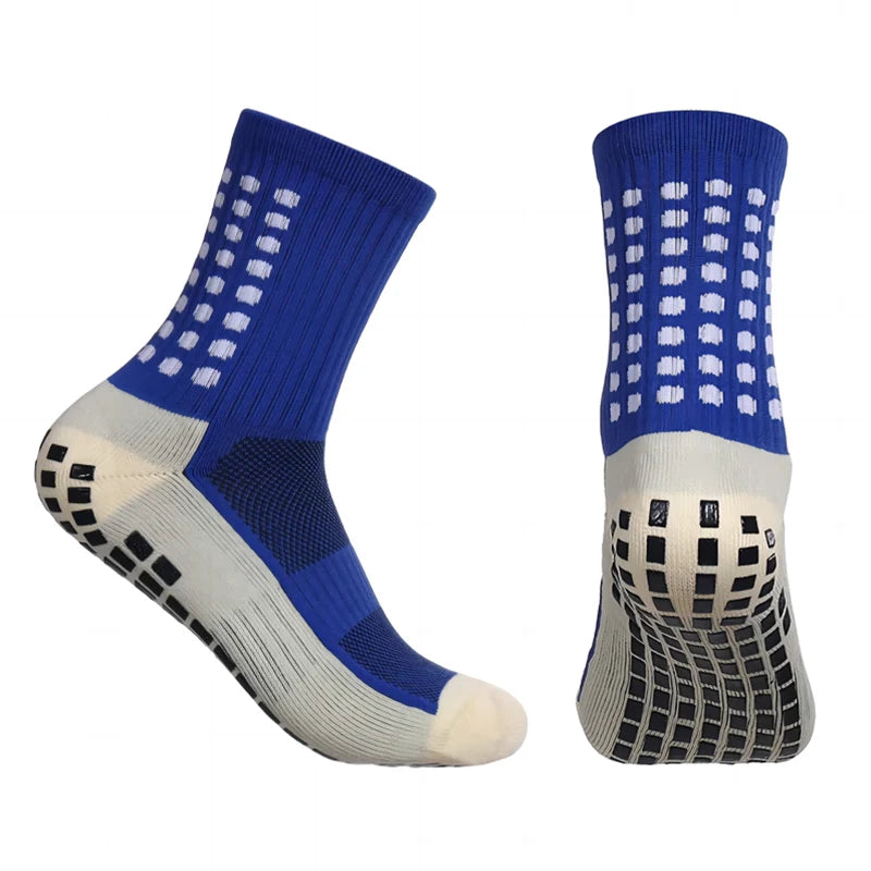 DrillKing™ Grip Sokken in blauw - Verbeter je prestaties met maximale grip