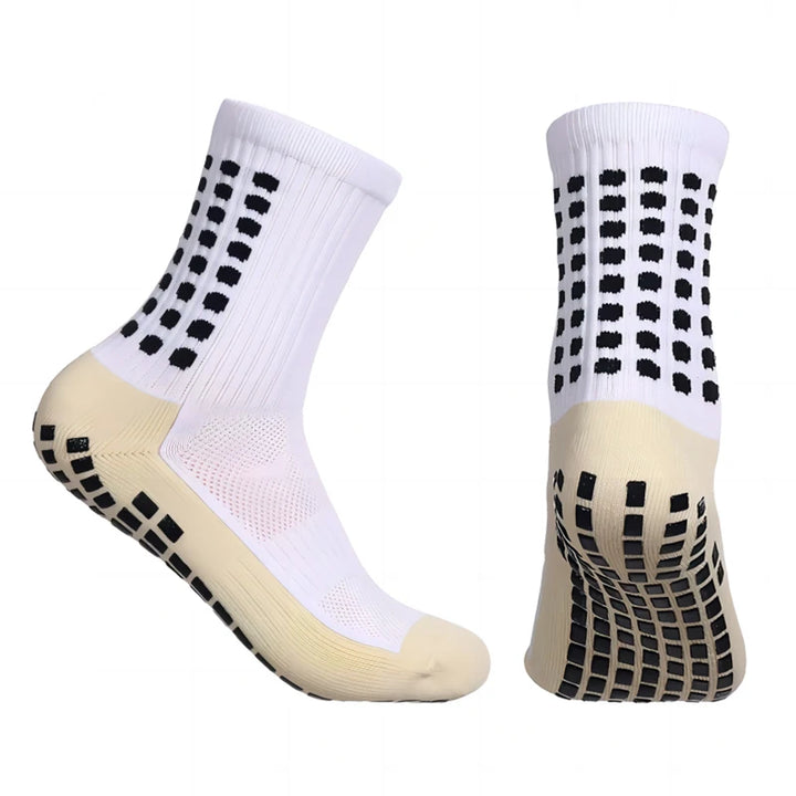 DrillKing™ Grip Sokken in wit - Ultiem comfort voor serieuze sporters