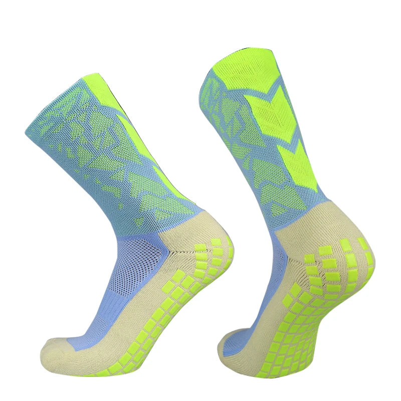 DrillKing™ Grip Sokken in Camo Lichtblauw/Geel