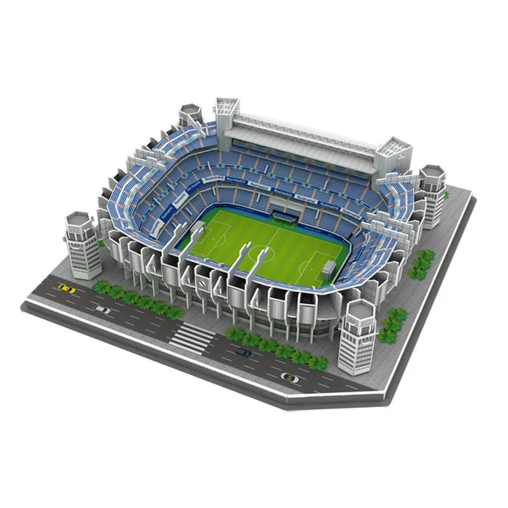 Het bouwen van herinneringen - Real Madrid 3D Puzzel in volle gang.