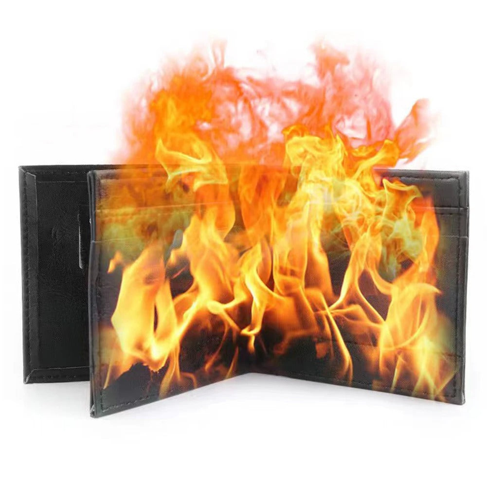 Veilig, stijlvol en intrigerend - ontdek de Fire Wallet™ - Vuur in Portemonnee!