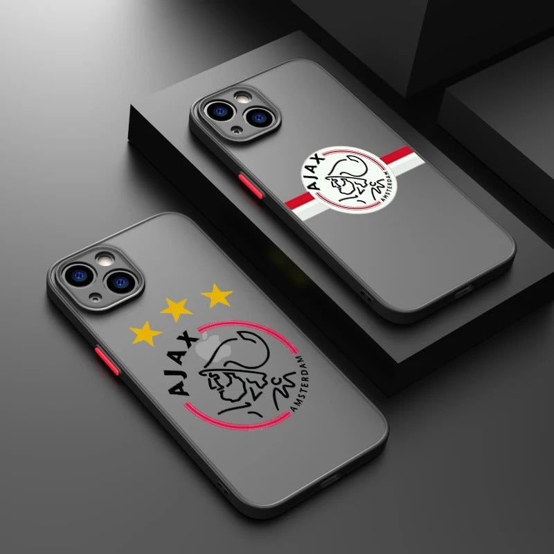 Ajax Mat Zwart iPhone Telefoonhoesje