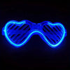 LED Hartjes Bril - Blauwe LED-verlichting voor een koele vibe