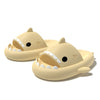 Sharky's™ - Haaien Slippers in beige.