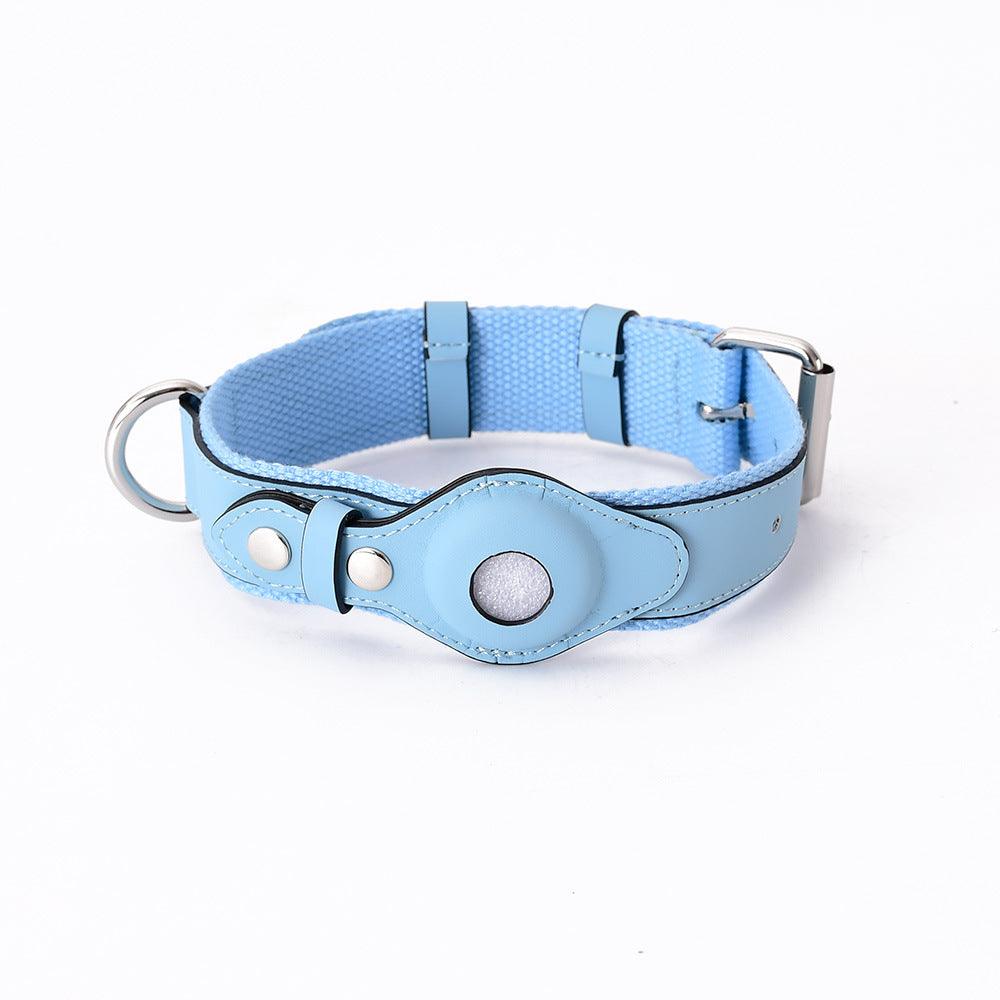 Airtag Halsband voor Honden - Lichtblauw