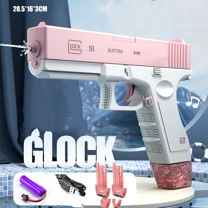 AquaGlock™ elektrisch waterpistool - roze variant